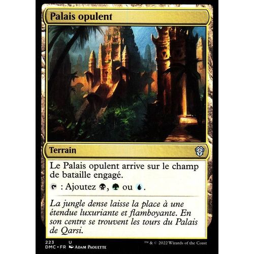 Palais Opulent - Magic - Deck Commander Dominaria Uni - U - 223