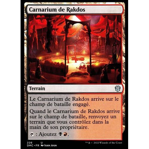 Carnarium De Rakdos - Deck Commander Dominaria Uni - U - 226