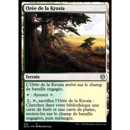 Orée De La Krosia - Magic - Deck Commander Dominaria Uni - U - 216