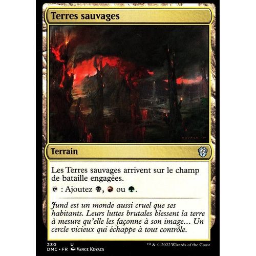 Terres Sauvages - Magic - Deck Commander Dominaria Uni - U - 230