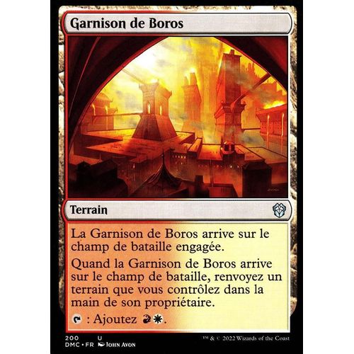Garnison De Boros - Magic - Deck Commander Dominaria Uni - U - 200