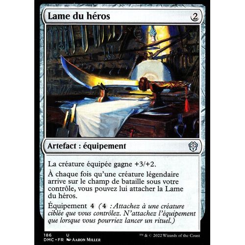 Lame Du Héros - Magic - Deck Commander Dominaria Uni - U - 186