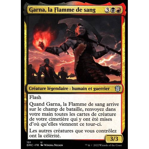 Garna La Flamme De Sang - Magic - Deck Commander Dominaria Uni - U - 151