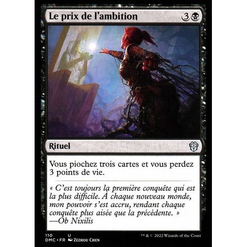 Le Prix De L'ambition - Magic - Deck Commander Dominaria Uni - U - 110
