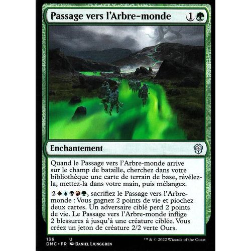 Passage Vers L' Arbre- Monde - Magic - Deck Commander Dominaria Uni - U - 136