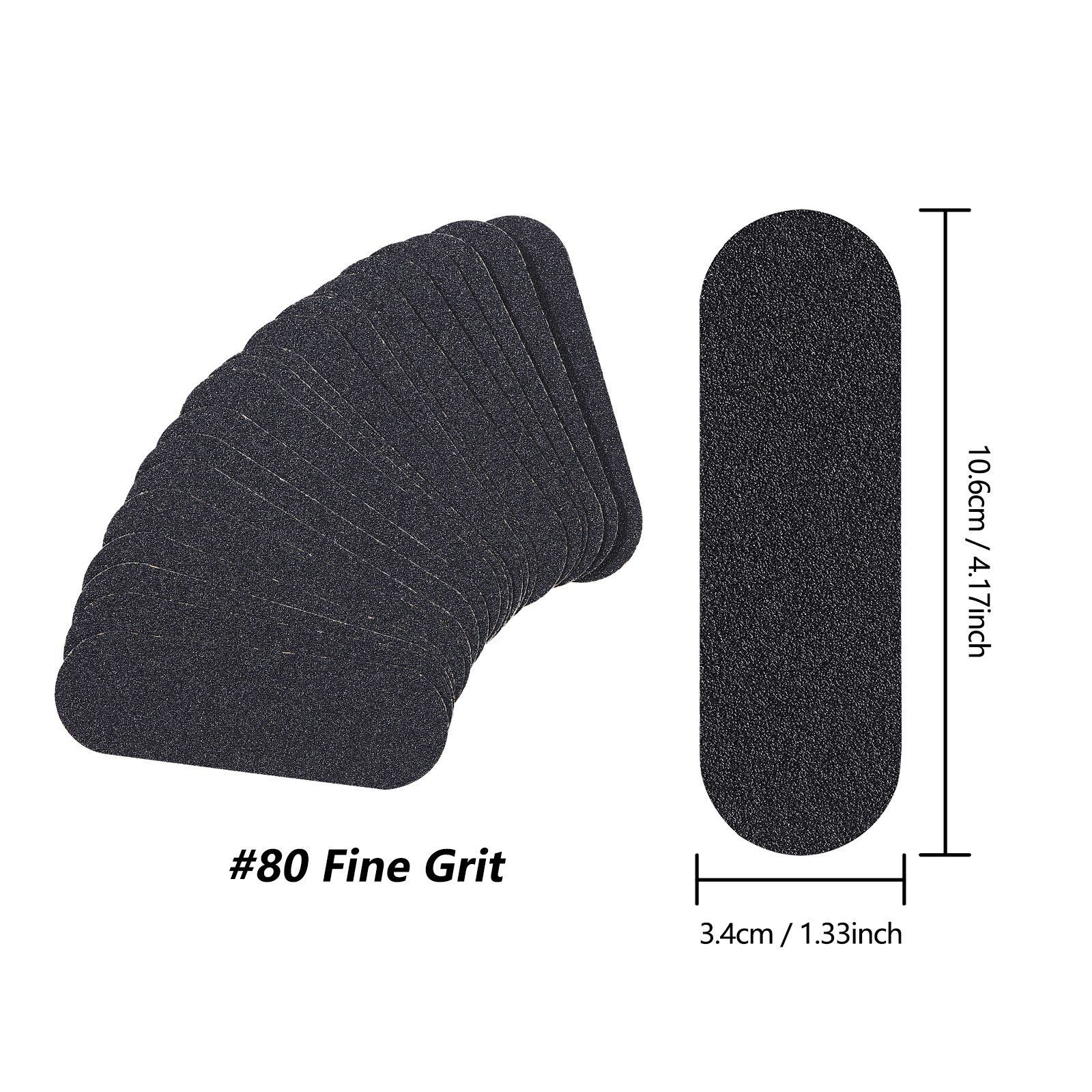 200pcs Grit 80 - 1 Ensemble De Limes De Pdicure, Remplaceme... - 2