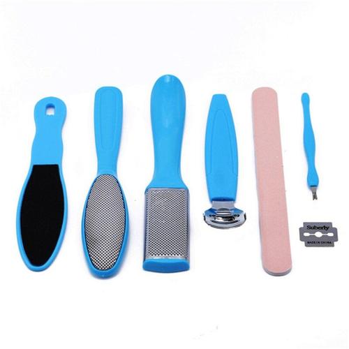 Argent - 1set Silver Professional Double Side Foot File Rasp Heel Grater Hard Dead Skin Callus Remover Pedicure File Foot Grater 
