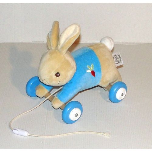 Peluche Lapin Peter Rabbit A Roulettes Beatrix Potter Pierre Lapin Fw & Co