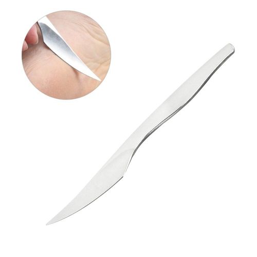Le Noir - Couteau De Pédicure Professionnel En Acier Inoxydable, Dissolvant De Cuticules Sèches, Outil De Soins Des Pieds, Outil Pour Ongles 