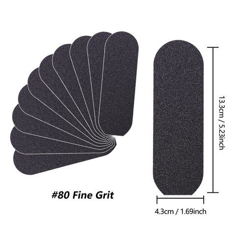 80 Grit Black 50pcs - Ensemble De Limes Tampons De Remplacement Des Pieds, Pour Soins Des Pieds, Massage, Salon, Dissolvant De Peau Dure, Pédicure, Pédicure, Pédicure, Chiffon De Ponçage, Vente En Gros 