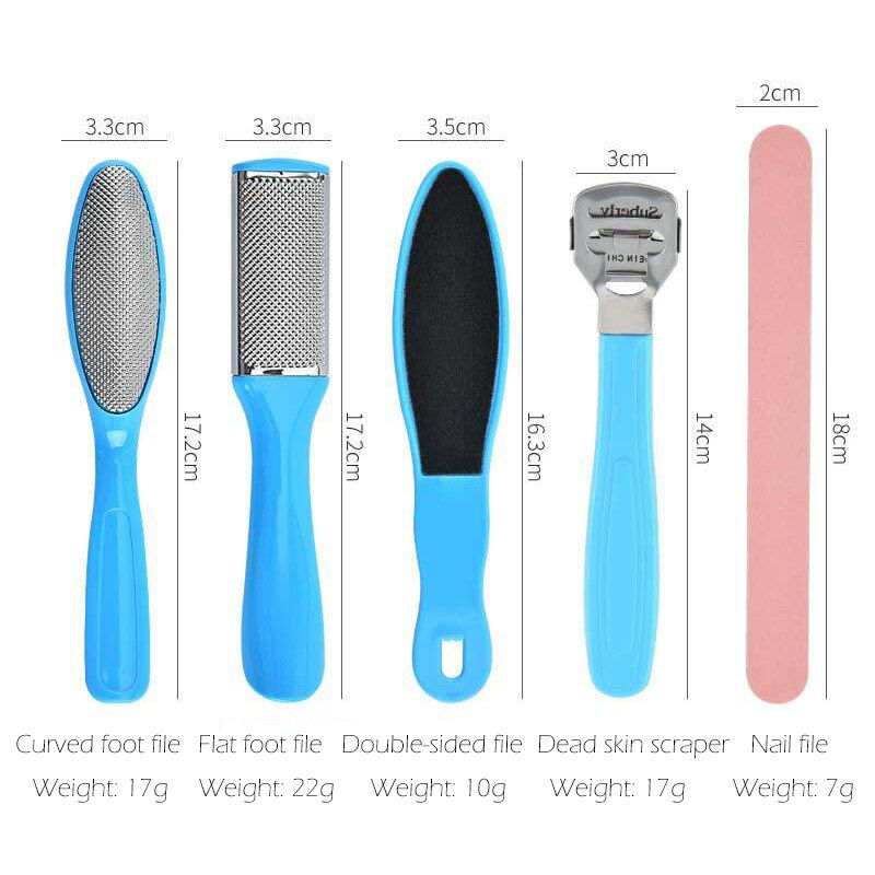 Pt20-1 Bleu - Kit De Soins Professionnels Des Pieds, 20 En 1... - 2