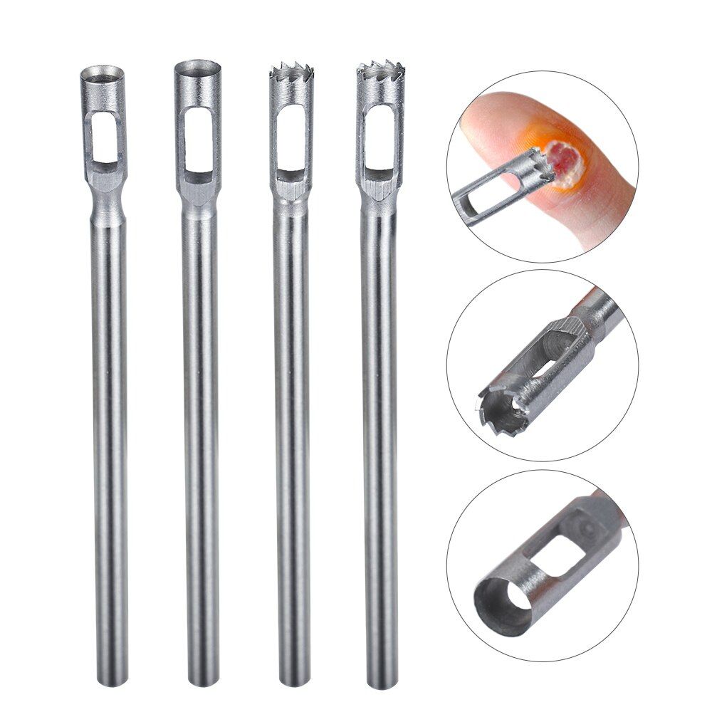 100pcs Grit 180 - Lime De Pdicure Double Face En Acier Inox... - 3
