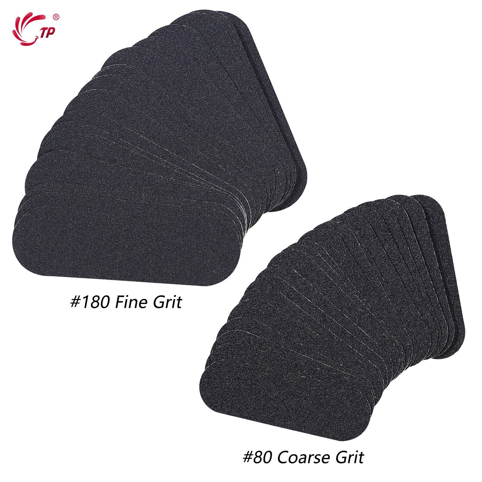 G180-40pcs - Lime De Remplacement Pour Rpe  Pied, 80/180 G... - 2