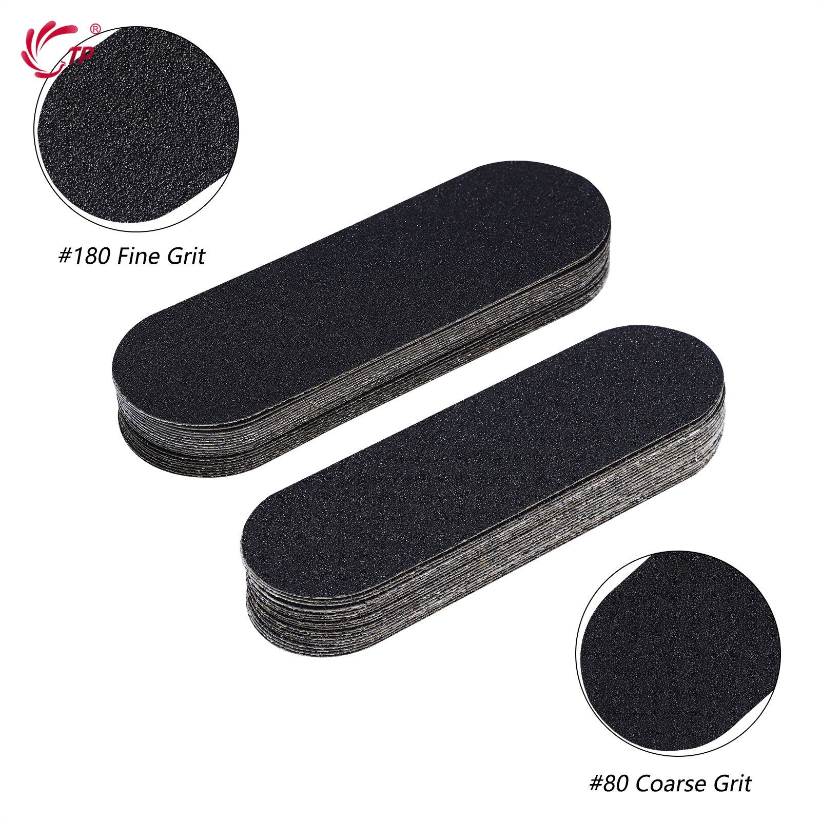 G180-40pcs - Lime De Remplacement Pour Rpe  Pied, 80/180 G... - 3