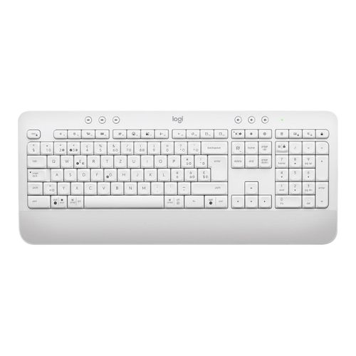 Logitech Signature K650 - Clavier - sans fil - Bluetooth 5.1 - QWERTZ - Tchèque - blanc cassé