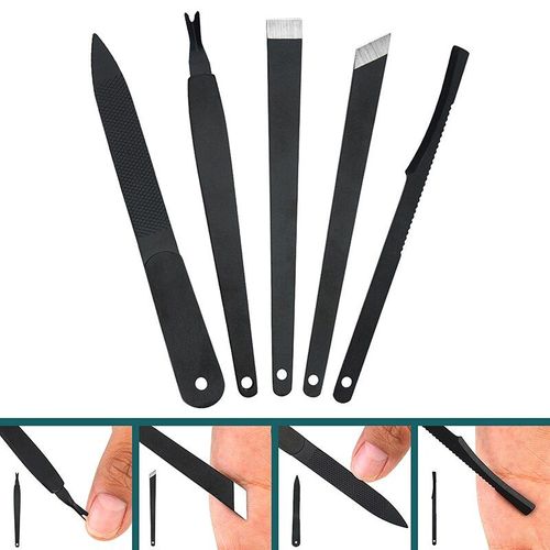 Outils De Manucure Et De Pédicure, 5 Pièces, Rasoir Pour Les Orteils, Les Pieds, Kit De Couteaux De Pédicure, Râpe À Callosités, Lime, Dissolvant De Peau Morte, Outils De Soins Des Pieds 