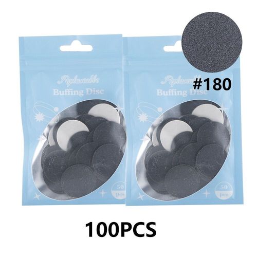 G180-100pcs - Papier De Ponçage Électrique Remplaçable Avec Disque, Pour Pédicure, Dissolvant De Callosités, Peau Morte, Ponçage Des Pieds 