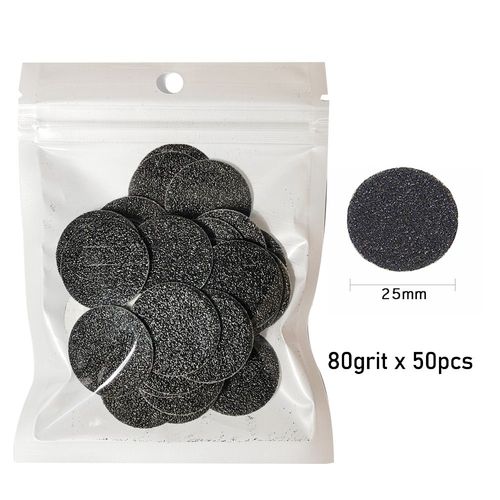 1 Sac - Papier De Verre De Remplacement Pour Lime À Pied Électrique, Dissolvant De Callosités, Outils Pour Soins Des Pieds, Tampons De Disques, Pédicure 