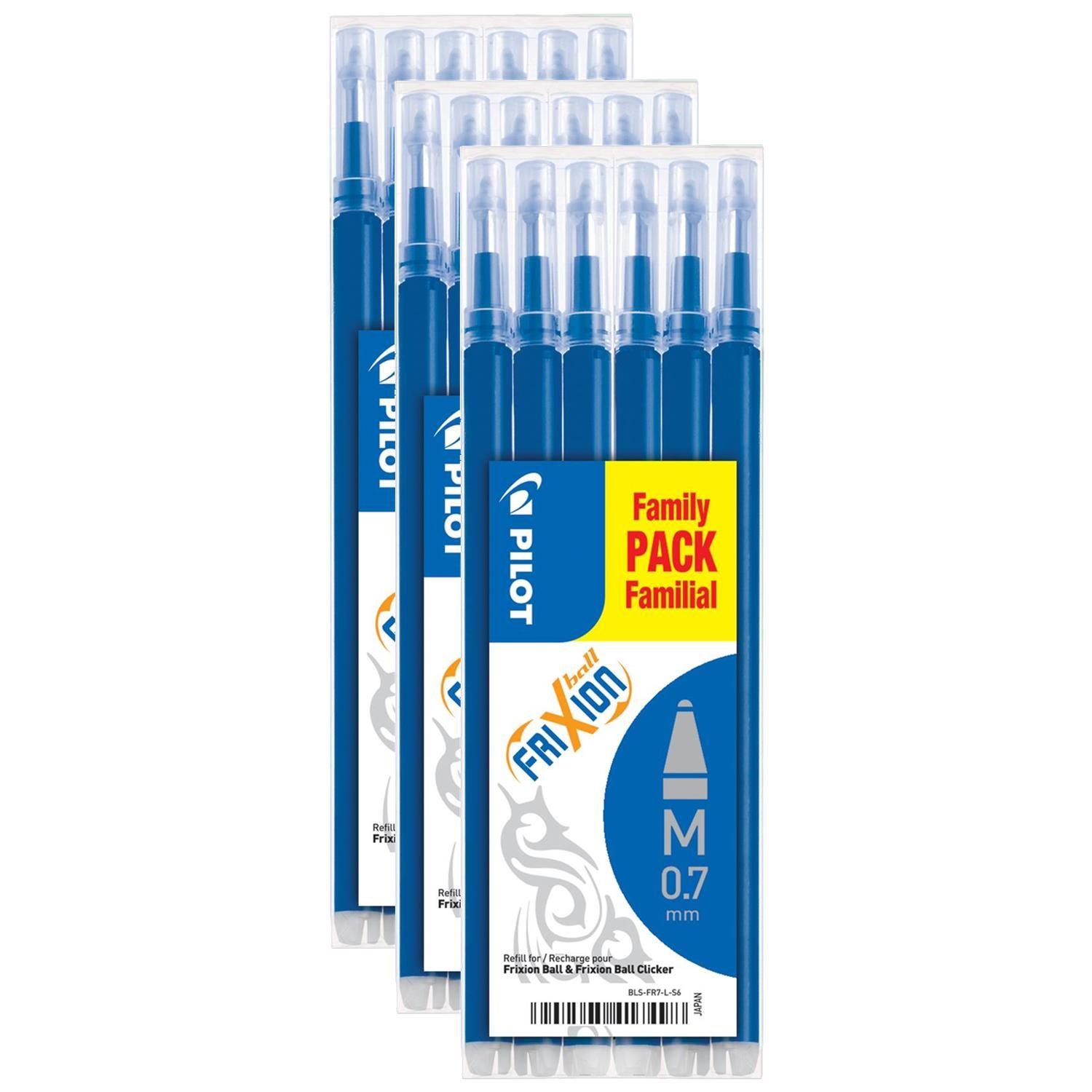 Lot 5 stylos FriXion Ball Pilot 0.7mm, Pas Cher