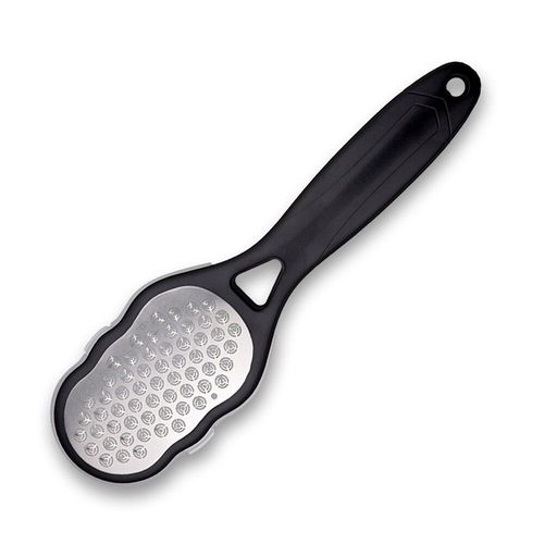 Blanche - Pied De Lime En Acier Inoxydable 304, Dissolvant De Callosités, Pédicure, Grattoir De Pieds, Épurateur De Peau Morte, Outils De Soins Des Pieds Portables Et Lavables, 1 Pièce 