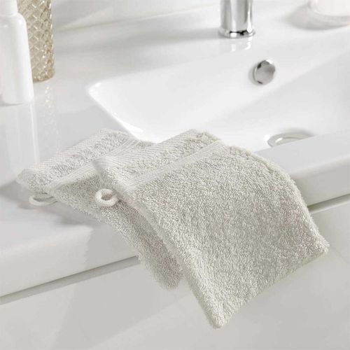 Lot De 2 Gants De Toilette "Tendresse" 15x21cm Lin