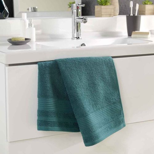Serviette De Toilette "Tendresse" 50x90cm Émeraude