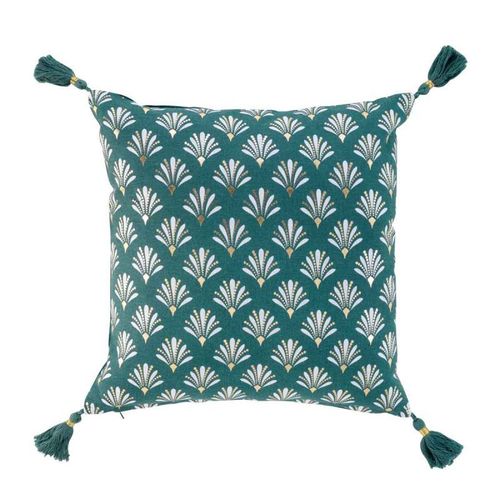 Housse De Coussin Imprimée "Rafina" 40x40cm Vert