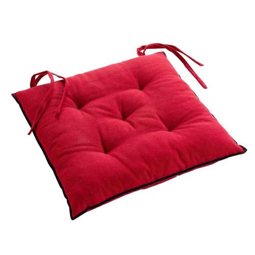 Galette De Chaise "Mistraline" 40x40cm Bordeaux