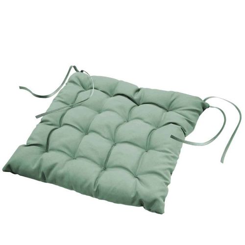 Galette De Chaise Matelassée "Essentiel" 40x40cm Sauge