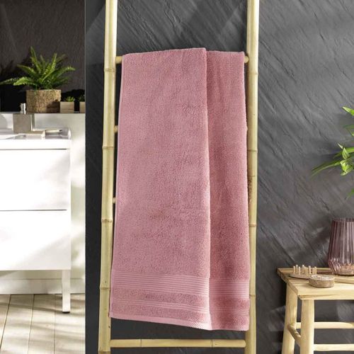 Drap De Douche "Tendresse" 70x130cm Bois De Rose