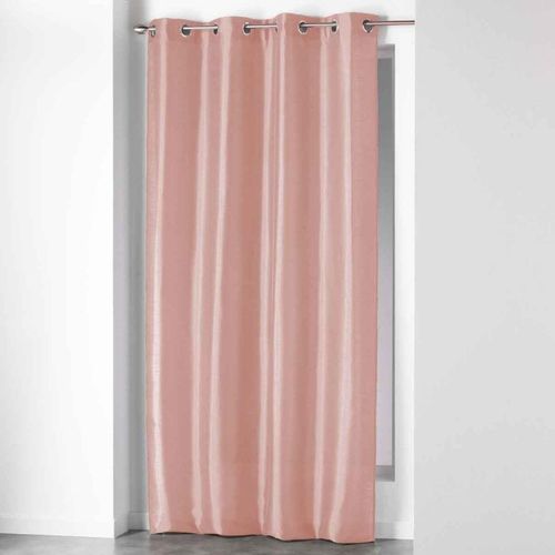 Rideau À ¿Illets "Shana" 140x240cm Rose Poudré