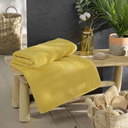 Drap De Bain "Tendresse" 90x150cm Mimosa