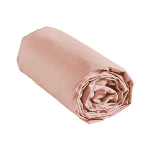 Drap Housse En Coton "Linette" 140x190cm Rose