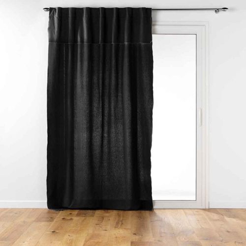 Rideau À Passants "Mistraline" 140x240cm Noir