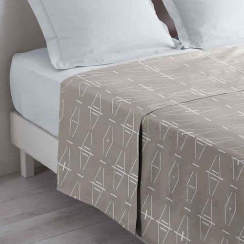 Drap Plat En Coton "Aristide" 240x300cm Naturel