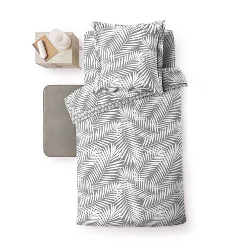 Housse De Couette "Botania" 140x200cm Gris