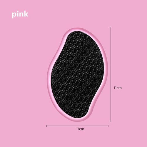 Rose - Râpe À Pied En Verre Nano 4 Couleurs, Dissolvant De Peau Morte, Planche De Pédicure Indolore, Outil De Soins Des Pieds 