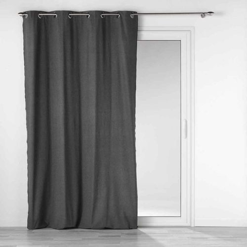 Rideau À ¿Illets "Mistraline" 140x240cm Anthracite