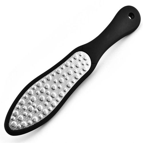 Le Noir - Râpe À Pied Noire En Acier Inoxydable, Lime, Dissolvant De Callosités De Peau Dure Et Morte, Pédicure Professionnelle, Lime, Outils De Ponçage, Soins De La Peau Des Pieds, 1 Pièces 