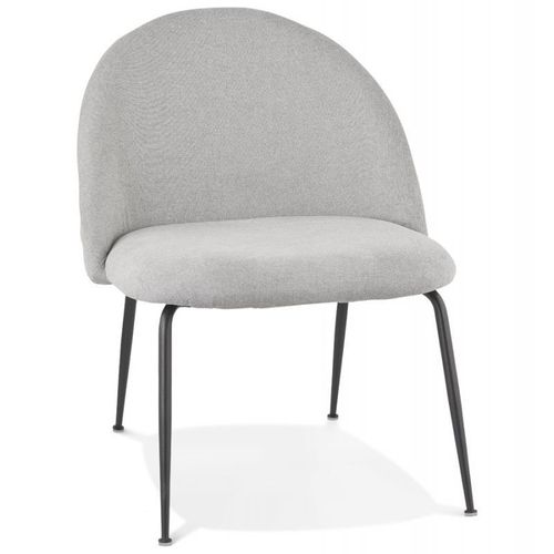 Paris Prix - Fauteuil Design "Belinda" 83cm Gris