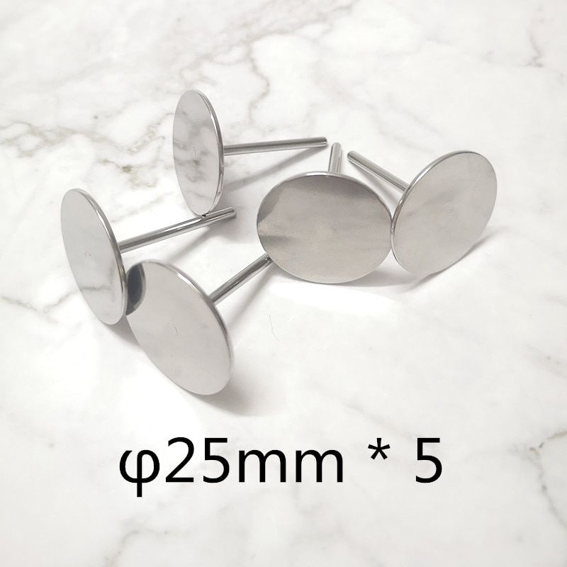 25 Mm 5pcs - Tampons De Disque Mtalliques Rutilisables, Ou...