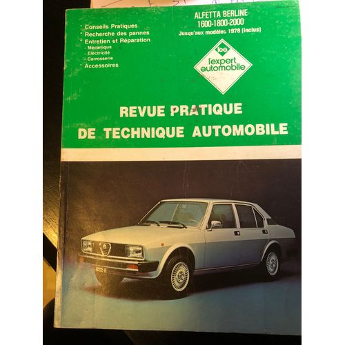 Revue Pratique De Technique Automobile Alfetta