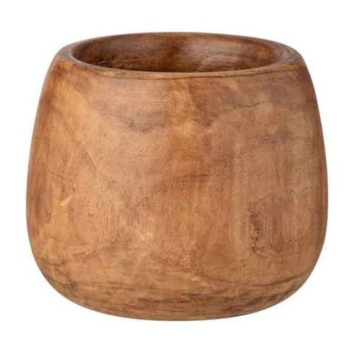 Paris Prix - Cache-Pot Déco "Wood Paulownia" 27cm Marron