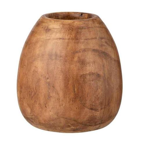 Paris Prix - Cache-Pot Déco "Wood Paulownia" 26cm Marron