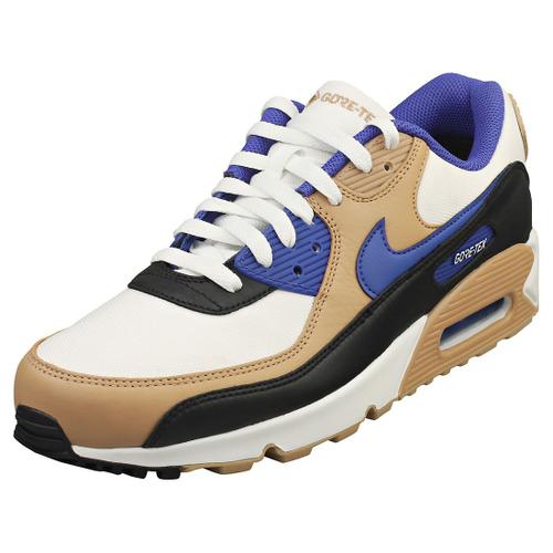 Nike Air Max 90 Gore Tex Baskets En Cuir Et Tissu Blanc Multicolore Pour Homme 47 Rakuten