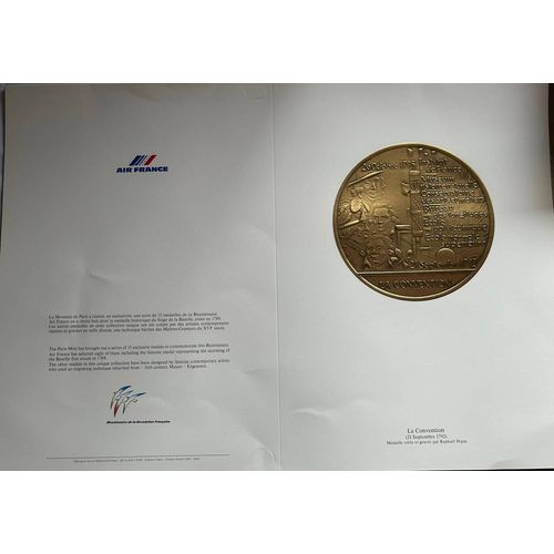 Rare Série Complète De 8 Menus Air France