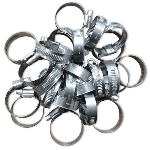 COLLIERS DE SERRAGE DURITE TUYAU INOX A4 AISI316 MARIN W5 LARGE 12 MM - Serrage 32 x 50 (25)