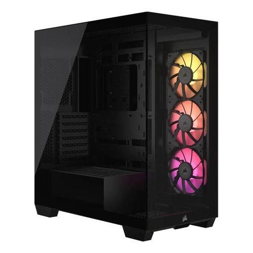 Case Corsair Icue 3500x Rgb Midi Tg Black Btf Zero