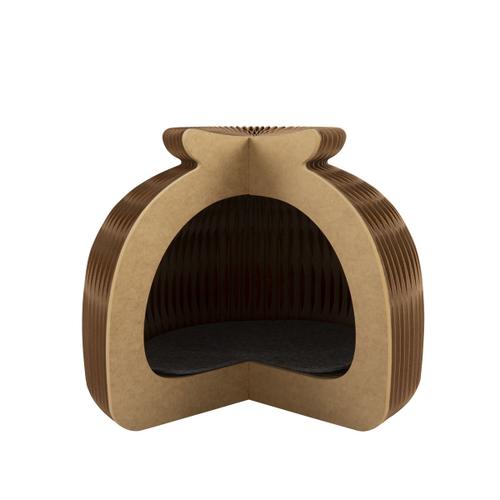 Niche Pliable Catty Marron Pour Chat