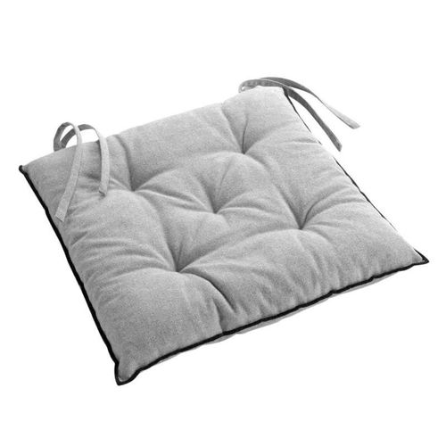 Galette De Chaise "Mistraline" 40x40cm Gris Chiné